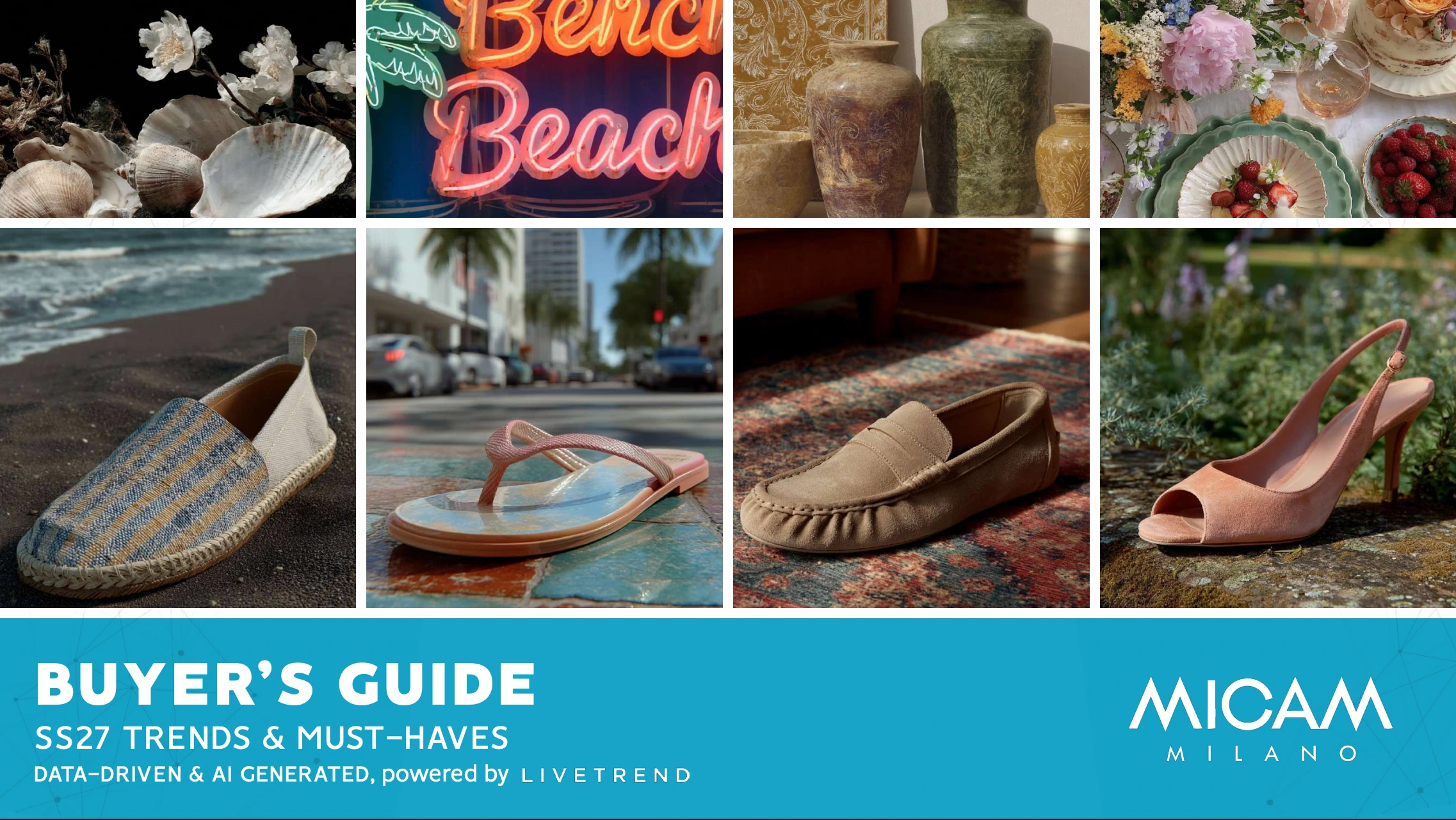 SS27 footwear directions from the Livetrend × MICAM Buyer’s Guide