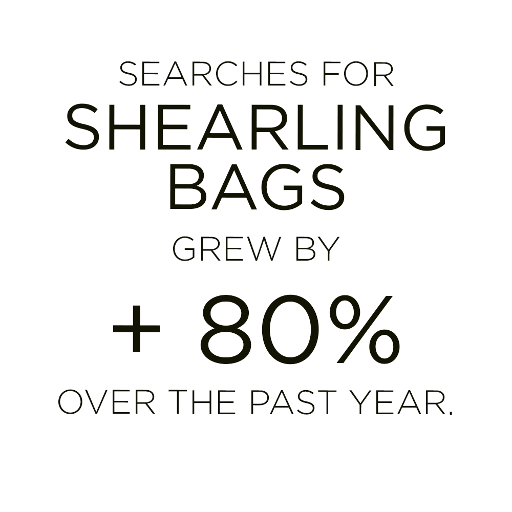 shearling bag